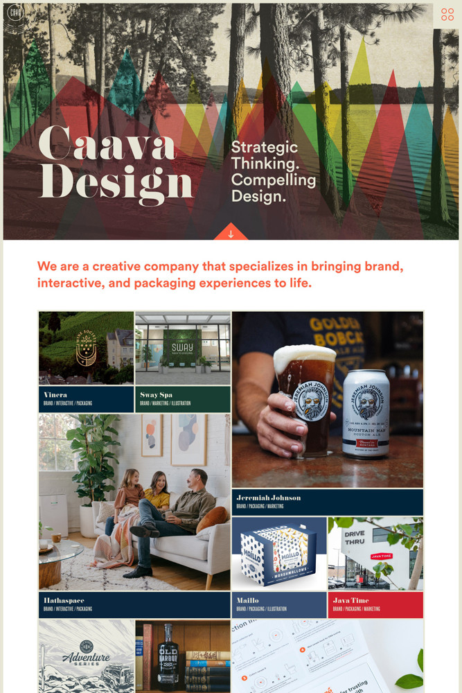 Screenshot from Caava Design