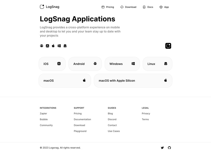 LogSnag Downloads screenshot