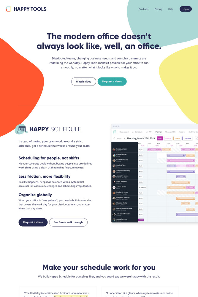 Screenshot from Happy tools