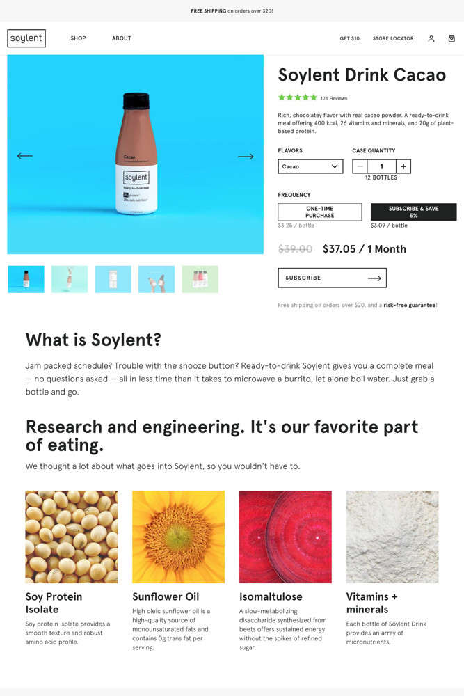 Soylent Product screenshot